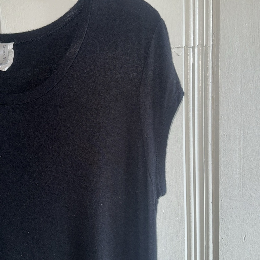 Long Black Dress by Acting Pro Size Large - Picture 3 of 6